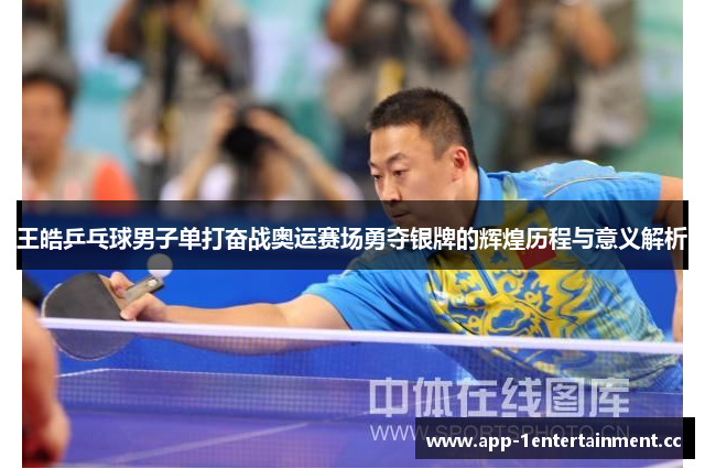王皓乒乓球男子单打奋战奥运赛场勇夺银牌的辉煌历程与意义解析 王皓乒乓球男子单打奋战奥运赛场勇夺银牌的辉煌历程与意义解析