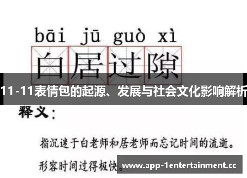 11-11表情包的起源、发展与社会文化影响解析