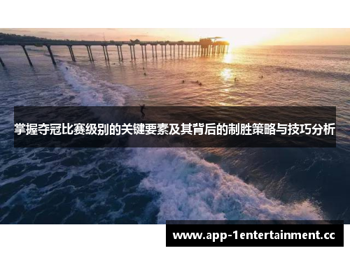 掌握夺冠比赛级别的关键要素及其背后的制胜策略与技巧分析